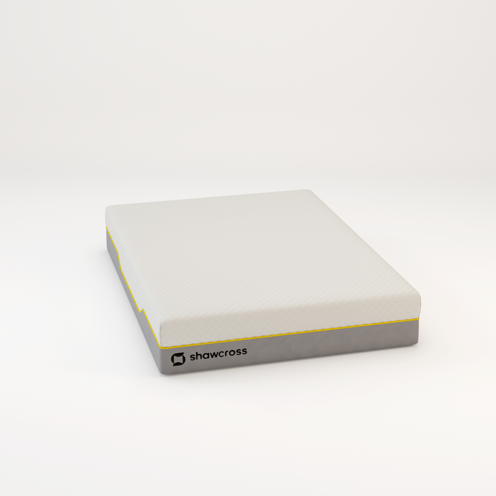 Memory foam back care Platinum + Hybrid pure memory mattress yellow trim