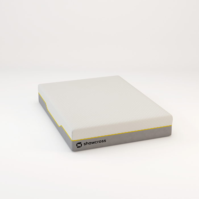 Memory foam back care Platinum + Hybrid pure memory mattress yellow trim