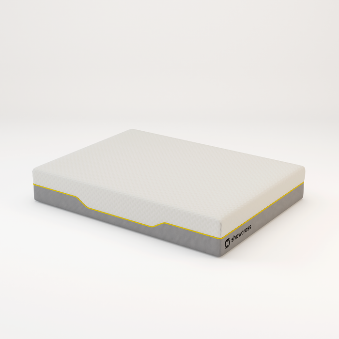 Memory foam back care Platinum + Hybrid pure memory mattress yellow trim