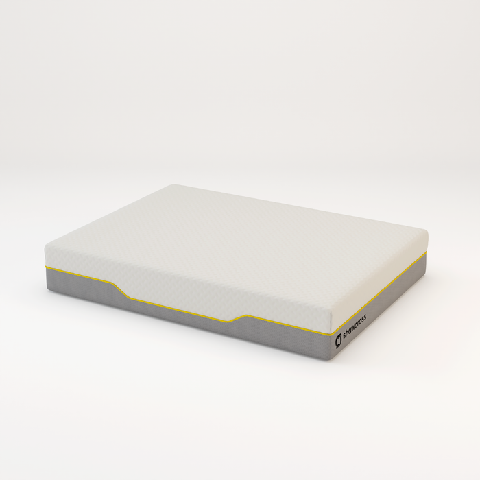 Memory foam back care Platinum + Hybrid pure memory mattress yellow trim