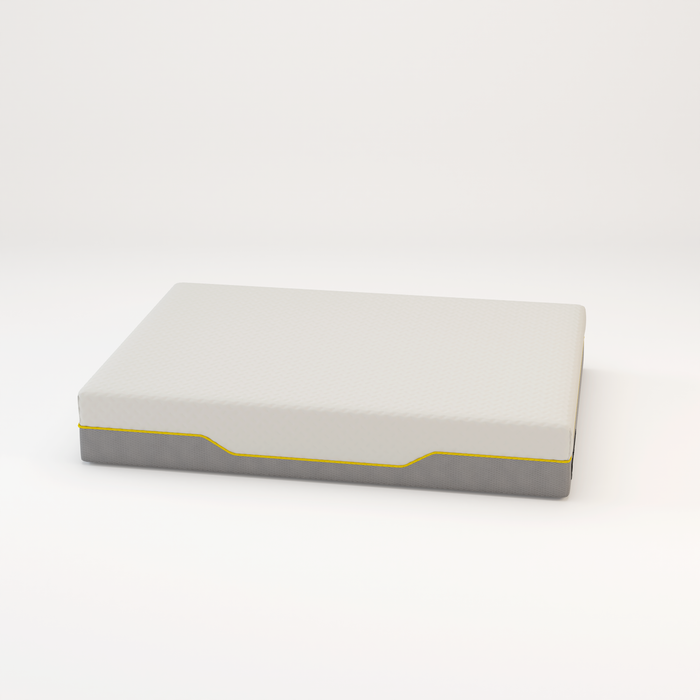 Memory foam back care Platinum + Hybrid pure memory mattress yellow trim