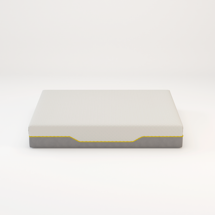 Memory foam back care Platinum + Hybrid pure memory mattress yellow trim