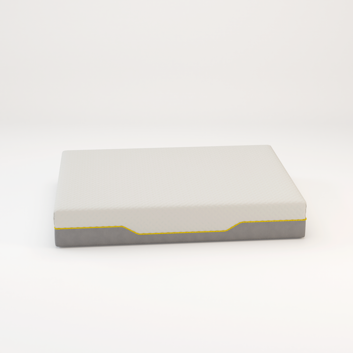 Memory foam back care Platinum + Hybrid pure memory mattress yellow trim