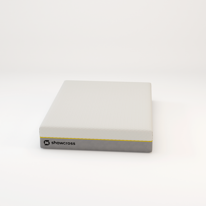 Memory foam back care Platinum + Hybrid pure memory mattress yellow trim