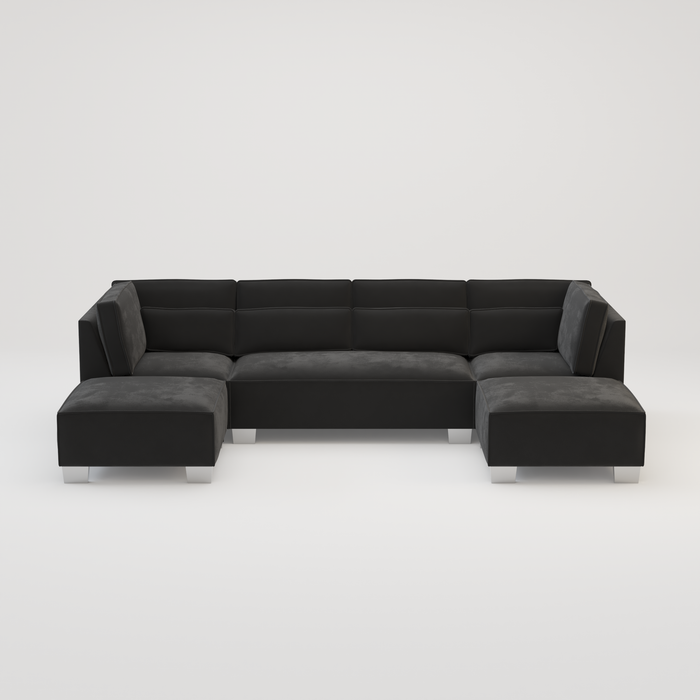 Sloane Luxury U shape corner cinema sofa -Various Fabric Choice