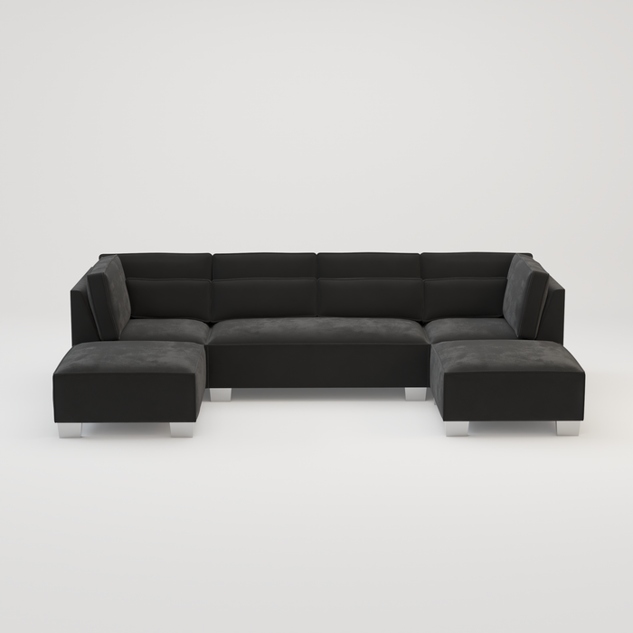 Sloane Luxury U shape corner cinema sofa -Various Fabric Choice