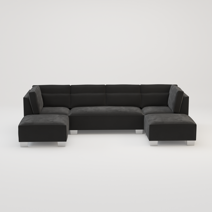 Sloane Luxury U shape corner cinema sofa -Various Fabric Choice
