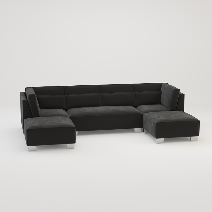 Sloane Luxury U shape corner cinema sofa -Various Fabric Choice