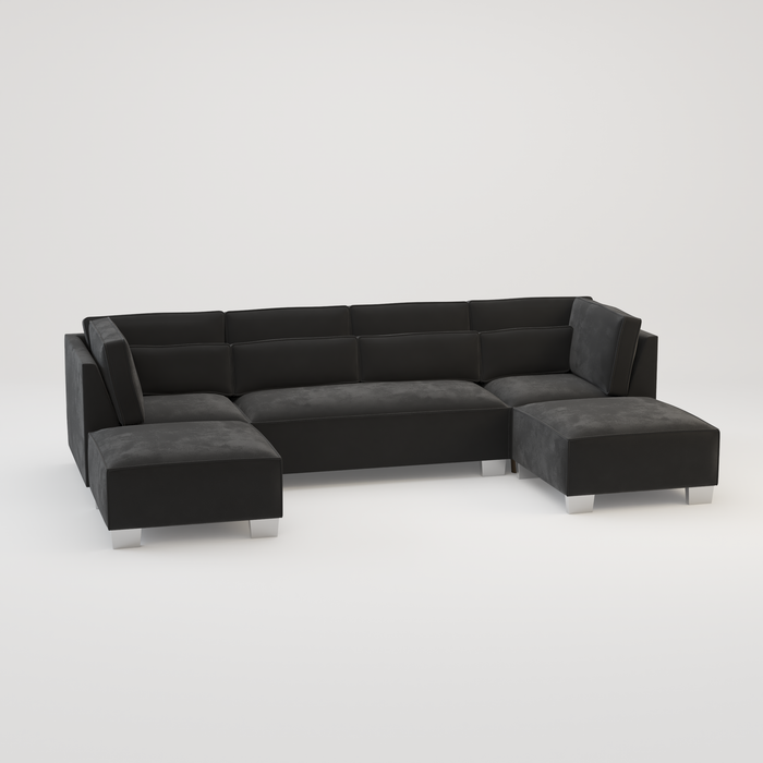 Sloane Luxury U shape corner cinema sofa -Various Fabric Choice