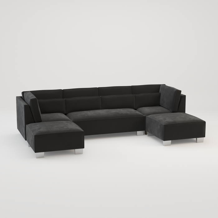 Sloane Luxury U shape corner cinema sofa -Various Fabric Choice