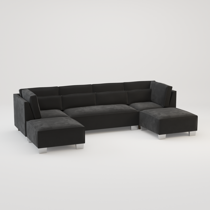 Sloane Luxury U shape corner cinema sofa -Various Fabric Choice