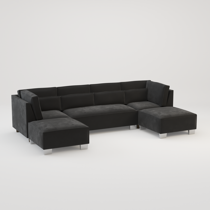 Sloane Luxury U shape corner cinema sofa -Various Fabric Choice
