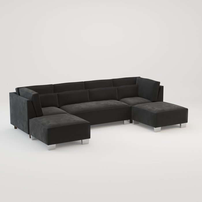 Sloane Luxury U shape corner cinema sofa -Various Fabric Choice