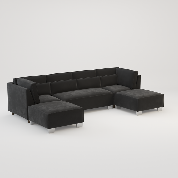 Sloane Luxury U shape corner cinema sofa -Various Fabric Choice
