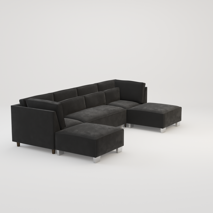 Sloane Luxury U shape corner cinema sofa -Various Fabric Choice
