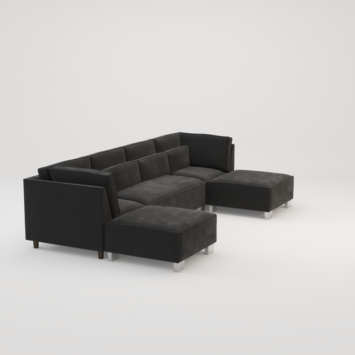 Sloane Luxury U shape corner cinema sofa -Various Fabric Choice