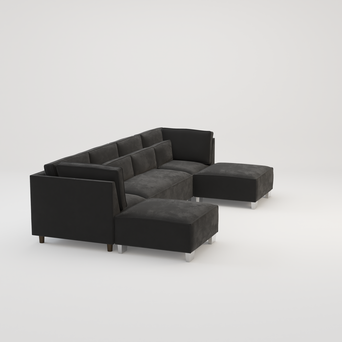 Sloane Luxury U shape corner cinema sofa -Various Fabric Choice