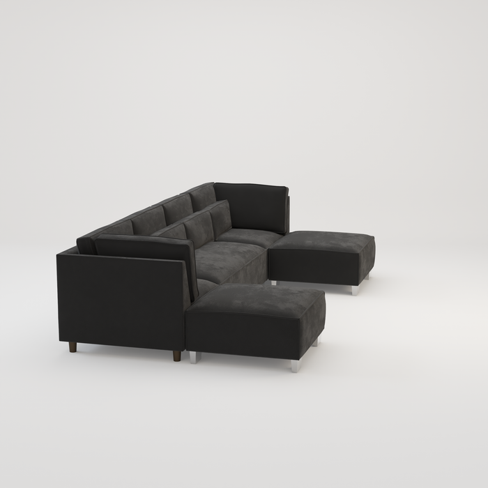 Sloane Luxury U shape corner cinema sofa -Various Fabric Choice