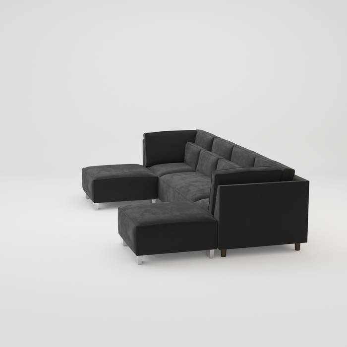 Sloane Luxury U shape corner cinema sofa -Various Fabric Choice