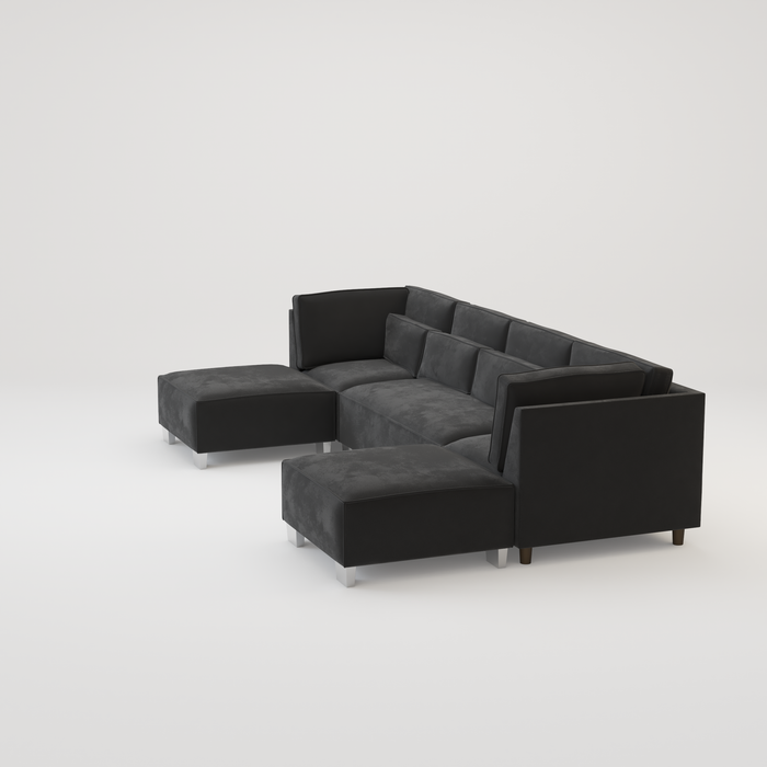 Sloane Luxury U shape corner cinema sofa -Various Fabric Choice