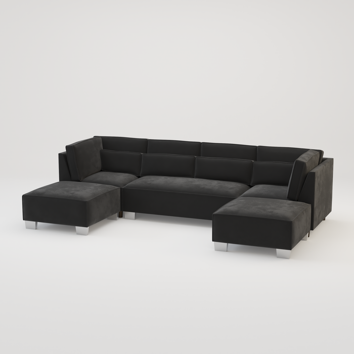 Sloane Luxury U shape corner cinema sofa -Various Fabric Choice