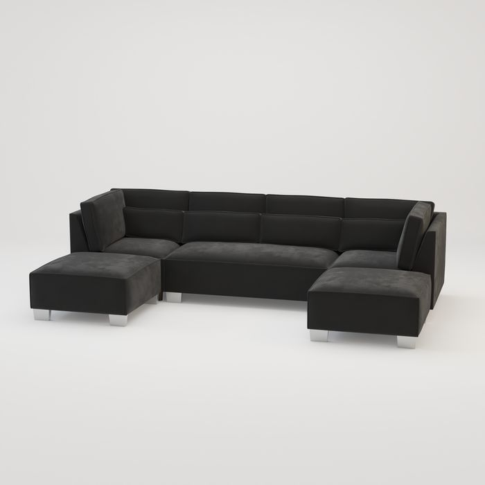 Sloane Luxury U shape corner cinema sofa -Various Fabric Choice