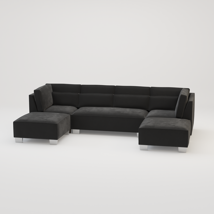 Sloane Luxury U shape corner cinema sofa -Various Fabric Choice