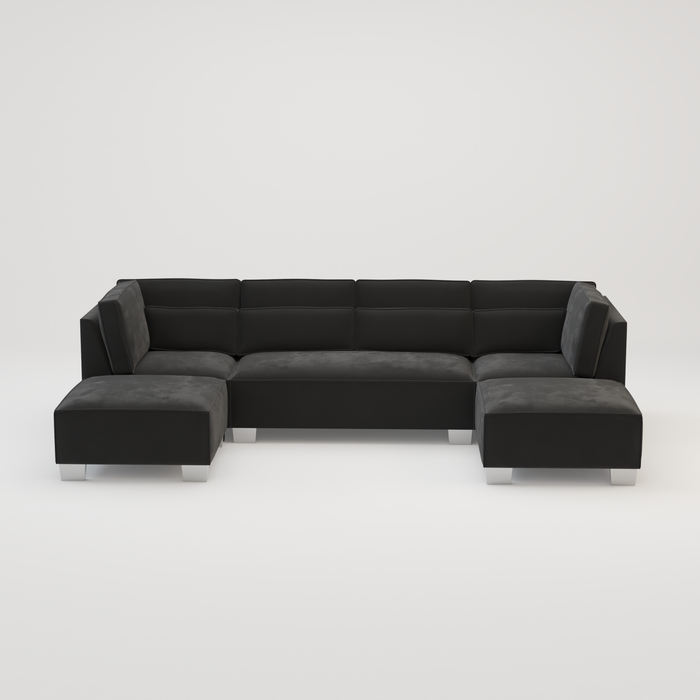 Sloane Luxury U shape corner cinema sofa -Various Fabric Choice