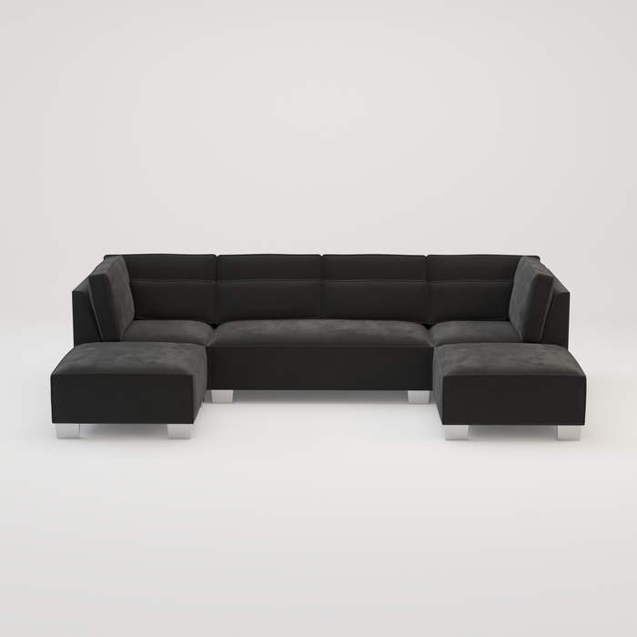 Sloane Luxury U shape corner cinema sofa -Various Fabric Choice