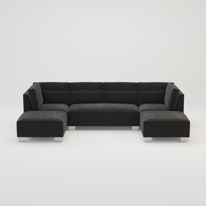Sloane Luxury U shape corner cinema sofa -Various Fabric Choice