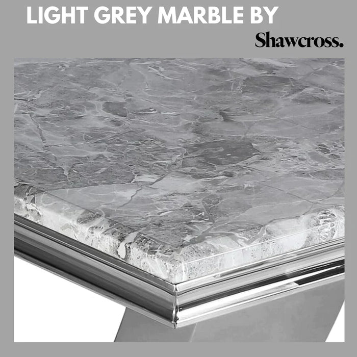 Louis Gold & Black Marble Dining Table - Various sizes and colour options