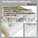 Sardinia Luxury 70 Inch Headboard Fabric Bed Frame - Various Sizes
