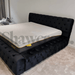 Low Ambassordor Luxury High Headboard Fabric Bed Frame With Or Without Storage