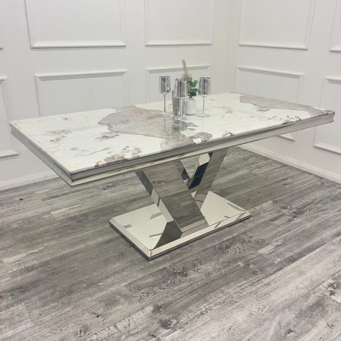 Venice 1.8 Marble Dining Table