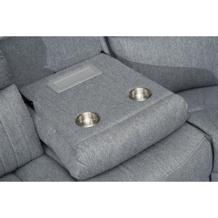 Linden Fabric Recliner 3 Seater Sofa