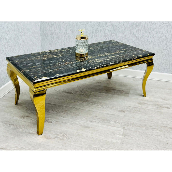 Louis Black & Gold coffee table