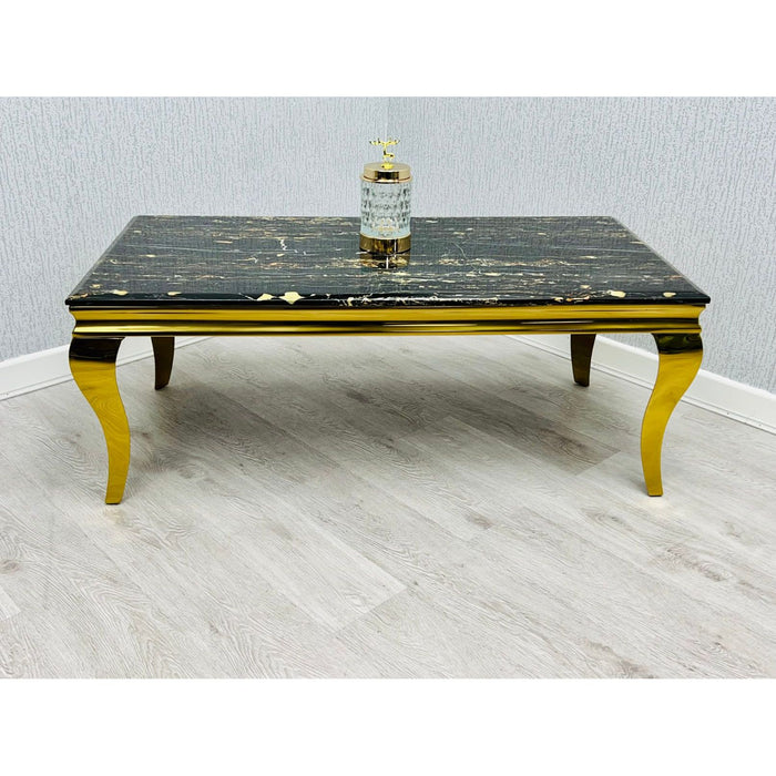 Louis Black & Gold coffee table