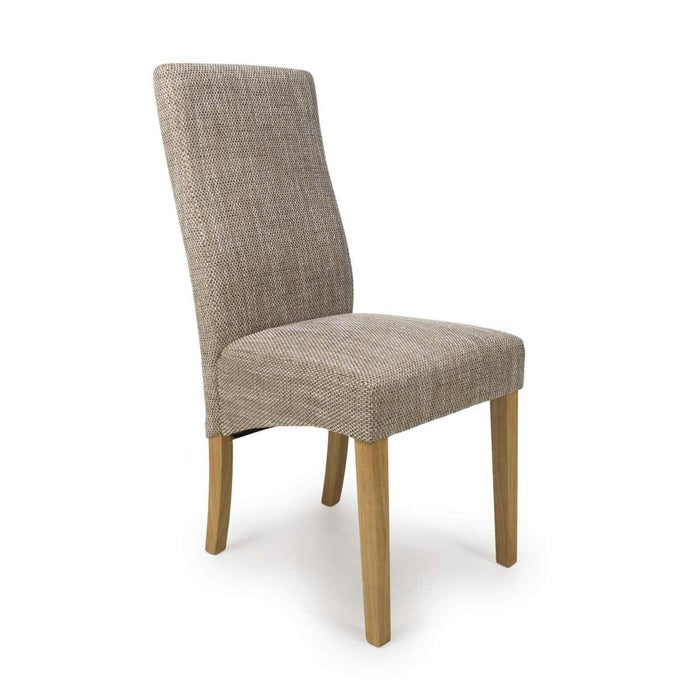Shankar 2 X Bailey Tweed Oatmeal Dining Chair