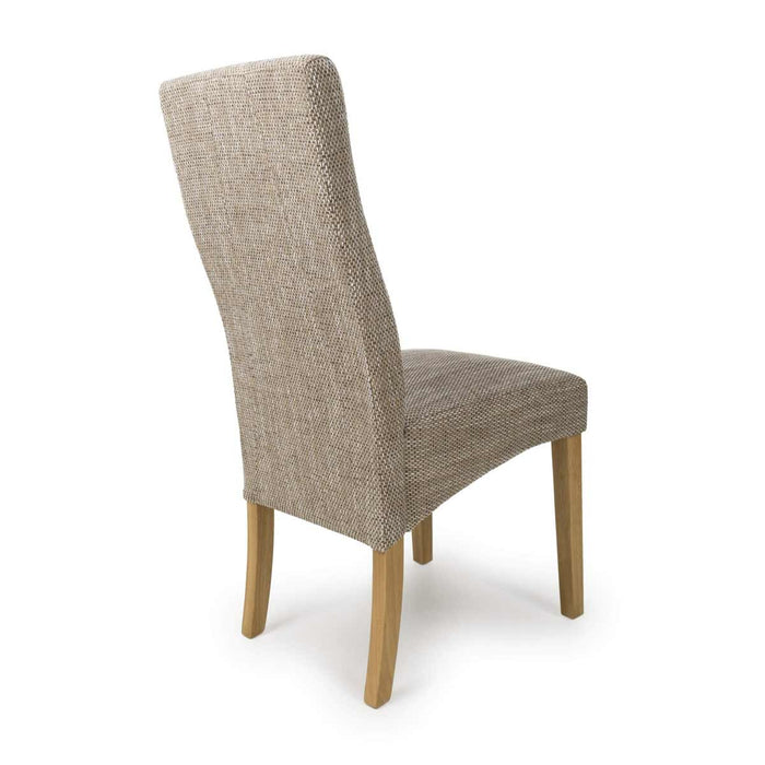 Shankar 2 X Bailey Tweed Oatmeal Dining Chair