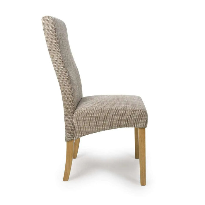 Shankar 2 X Bailey Tweed Oatmeal Dining Chair