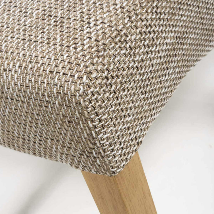 Shankar 2 X Bailey Tweed Oatmeal Dining Chair