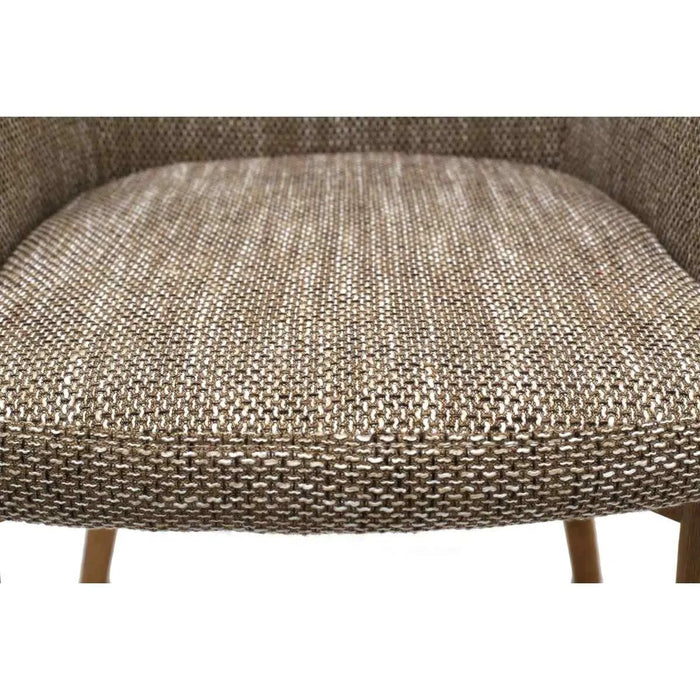 2 x Shankar Sidcup Tweed Oatmeal Dining Chairs