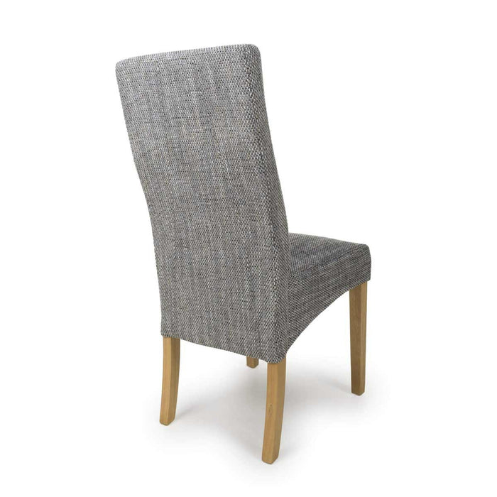 Shankar 2 X Bailey Tweed Grey Dining Chair