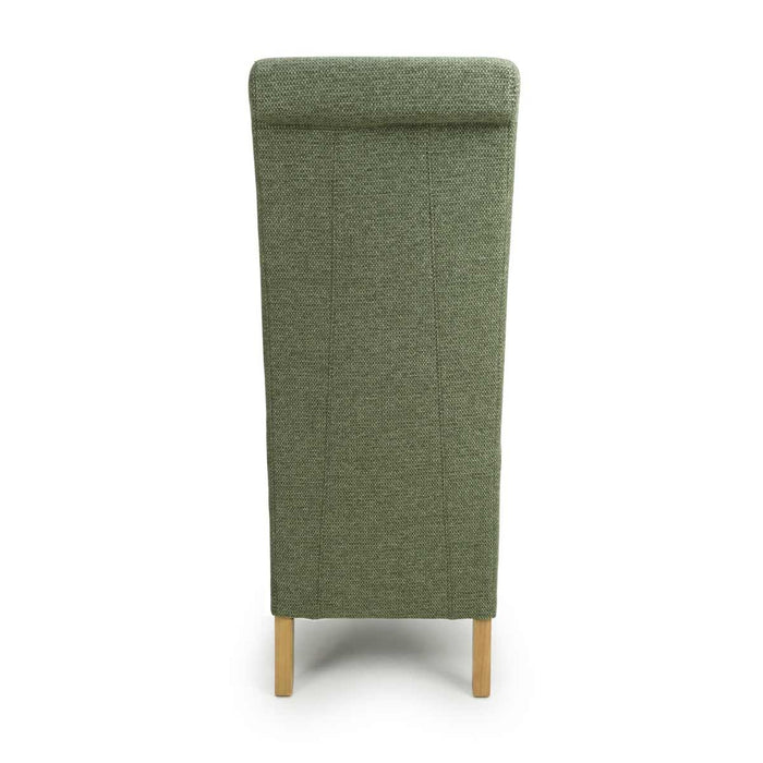 Shankar 2 x Krista Weave Green Dining Chairs