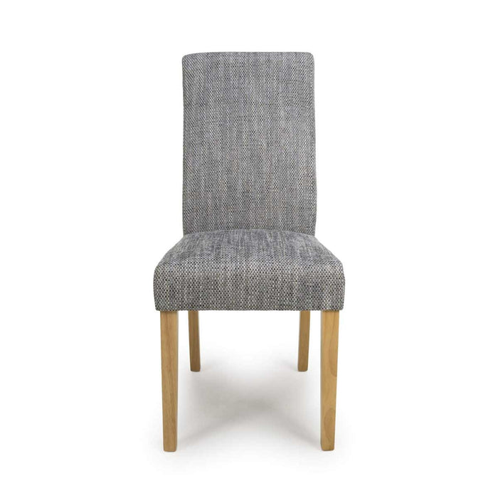 Shankar 2 X Bailey Tweed Grey Dining Chair