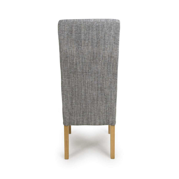 Shankar 2 X Bailey Tweed Grey Dining Chair