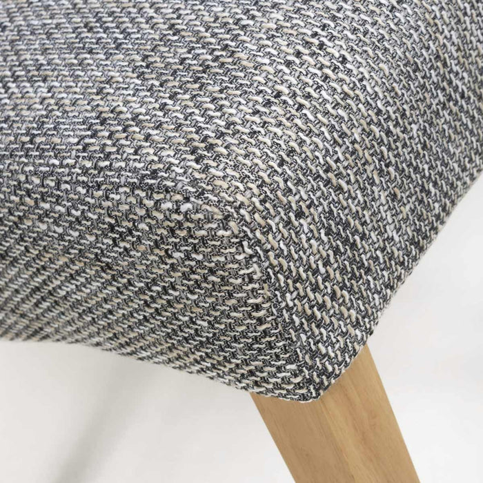 Shankar 2 X Bailey Tweed Grey Dining Chair