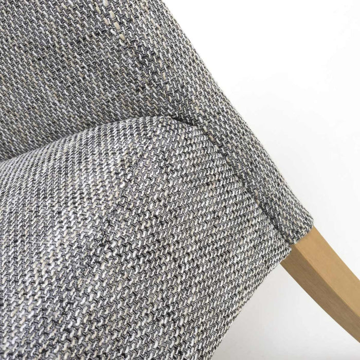 Shankar 2 X Bailey Tweed Grey Dining Chair