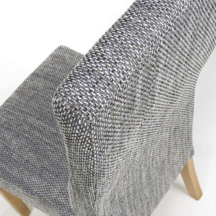 Shankar 2 X Bailey Tweed Grey Dining Chair