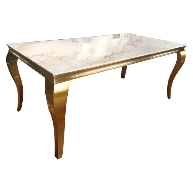 Lewis Gold 1.5/1.8m Dining Table